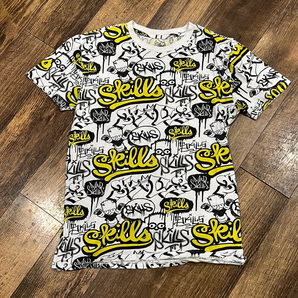 The Simpsons graffiti shirt